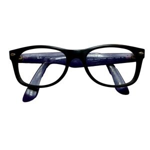 Ray-Ban Eyeglasses RB2132 6183/71 New Wayfarer 52-18 Blue Black